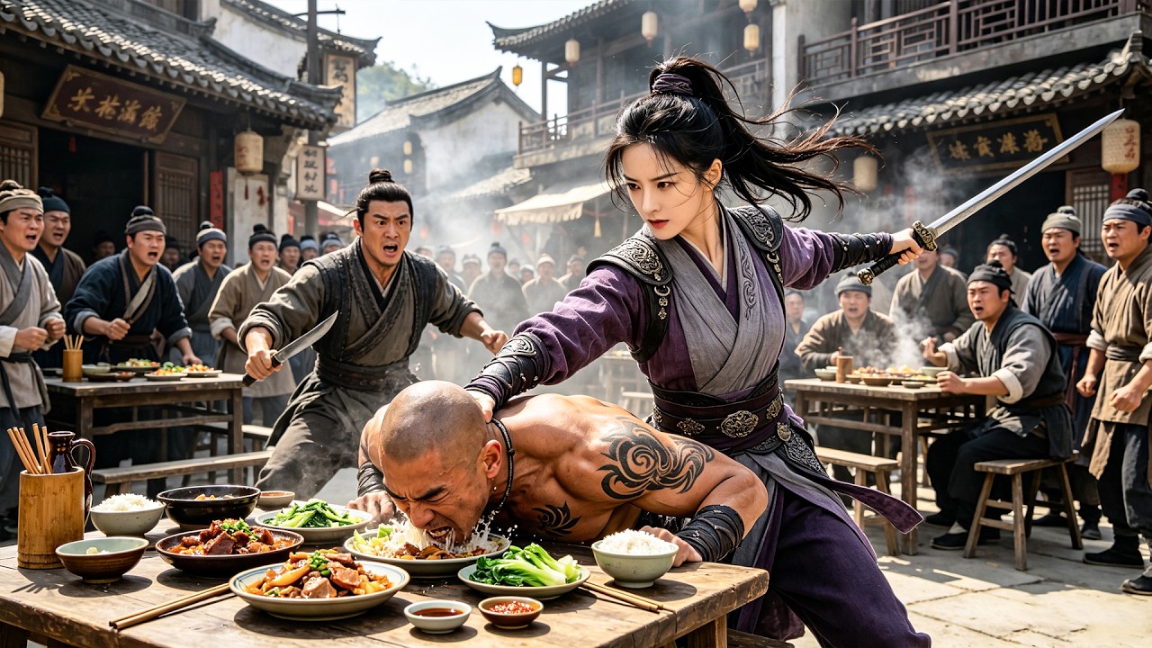 2026 Action Movie: Japanese troops harass a female boss&mdash;unaware she's a Kung Fu master!