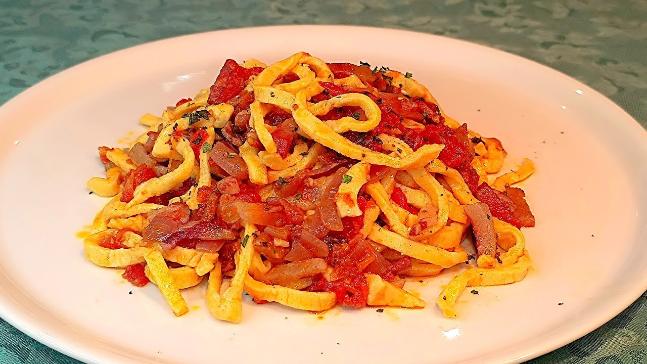 Come fare i CURZUL O STRINGOTTI ROMAGNOLI SCALOGNO  E GUANCIALE