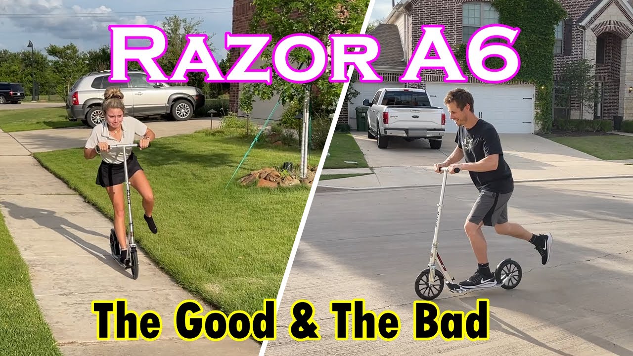 Razor A6 adult scooter review | Razor A6 pros and cons | deck size on razor A6