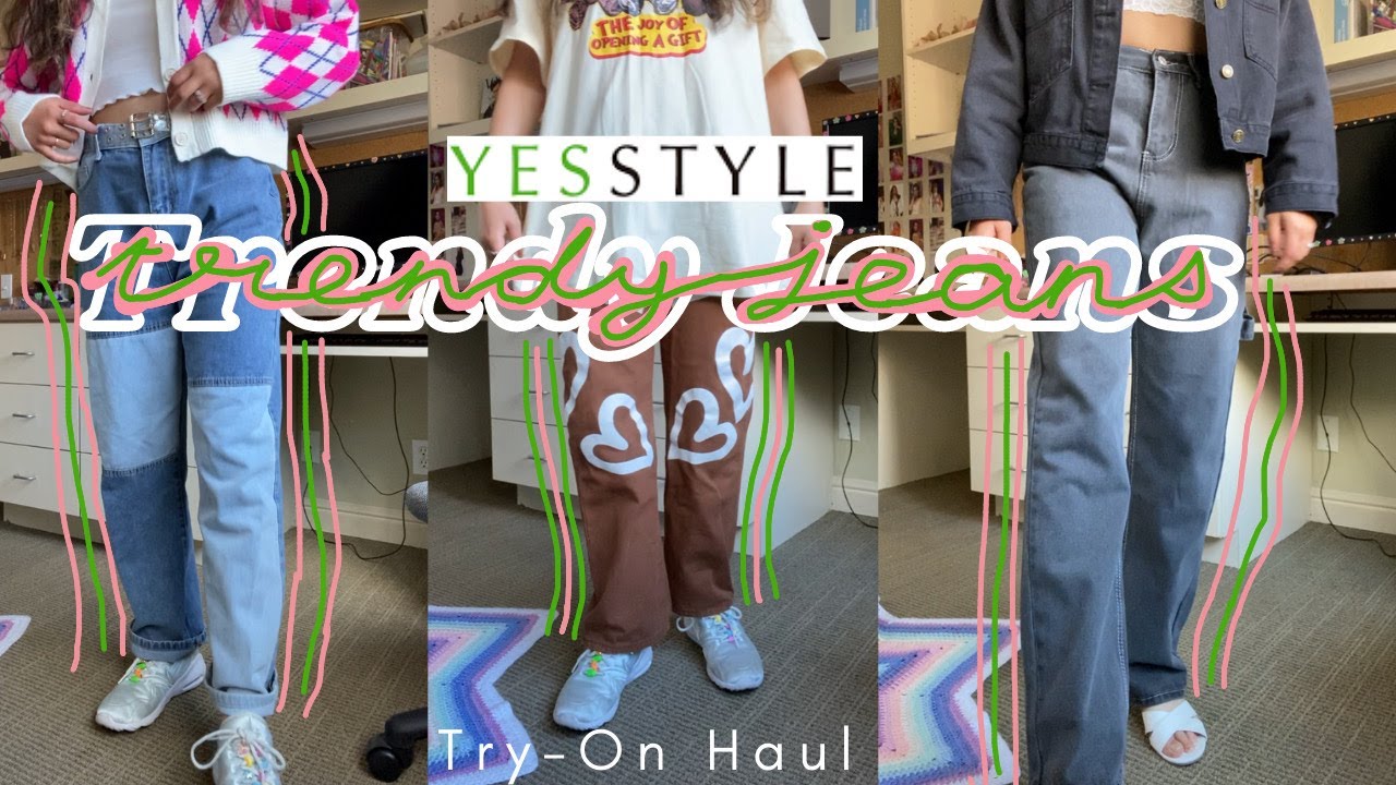 Styling 101 - *Trendy* Jeans Haul & Try On ft. YesStyle (episode 2)