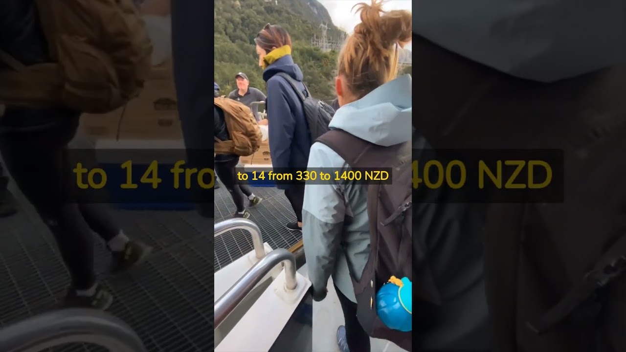 About Budget, How much cost to Visit Doubtful Sound #shorts #newzealnd #doubtfulsound