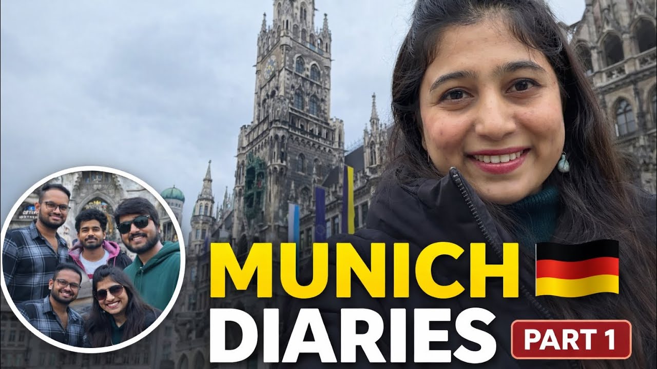 Exploring Munich City Center🇩🇪 | Marienplatz Travel Vlog | Life in Germany #viralvideo #germany #fyp