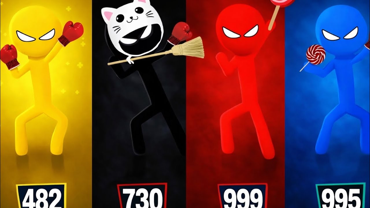 Stickman party tournament Batman dominates 