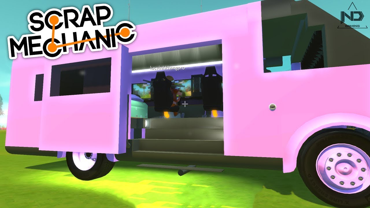Scrap Mechanic #18 - Xe Bus Gaming Xịn Nhất Thế Giới