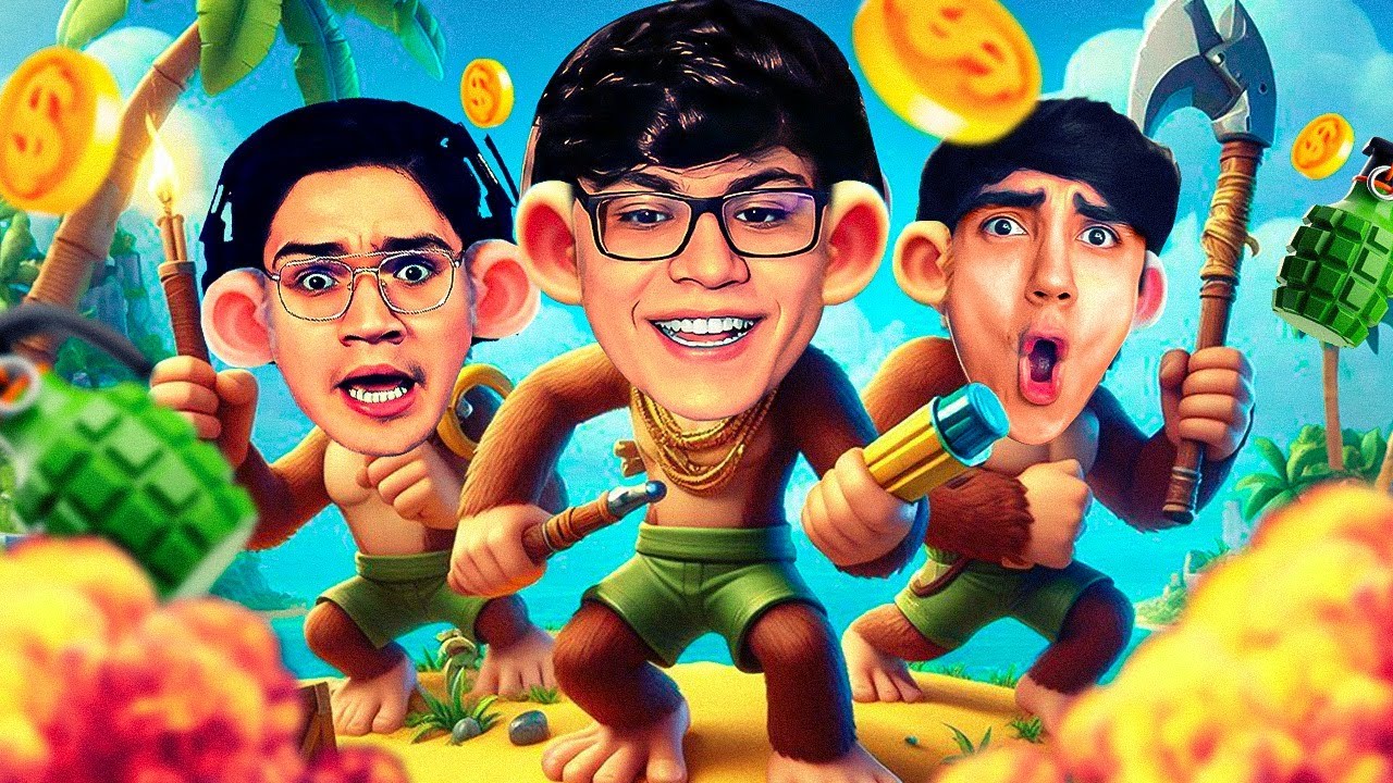 MONOS EN LA GU3RRA UAAUAA 🙉🙉🙉