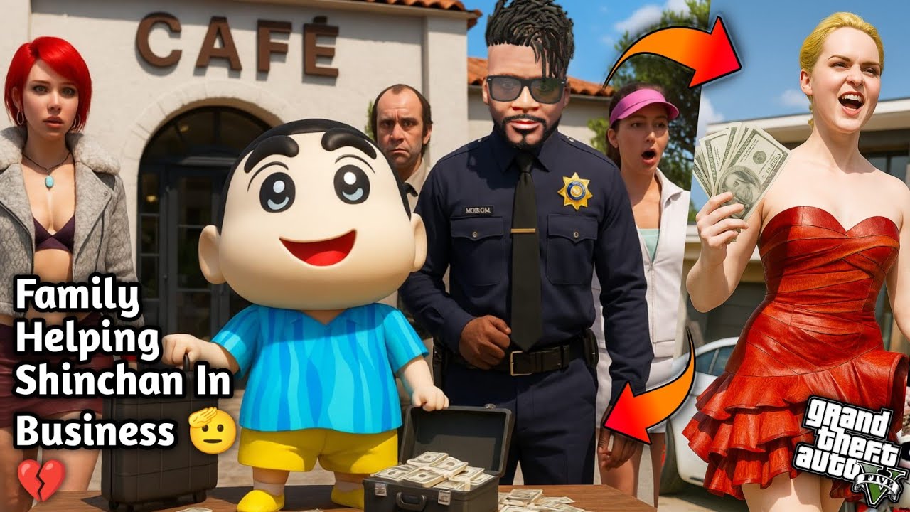 GTA5: Franklin Help Shinchan In Building His New Empire🏬Wife Left Emotional After This😭💔 Ps Gamester