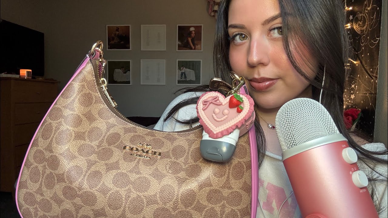ASMR What’s in my bag (whispering, tapping)
