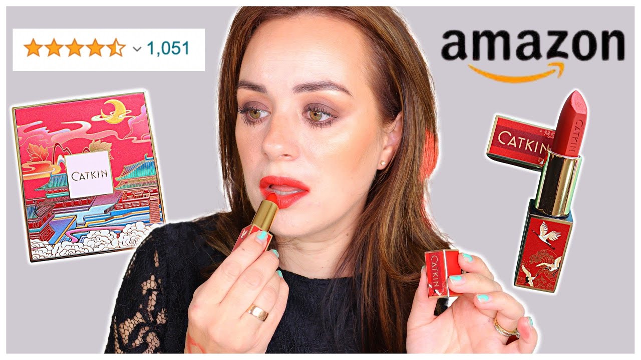 Trying Makeup From AMAZON | Catkin Makeup Review