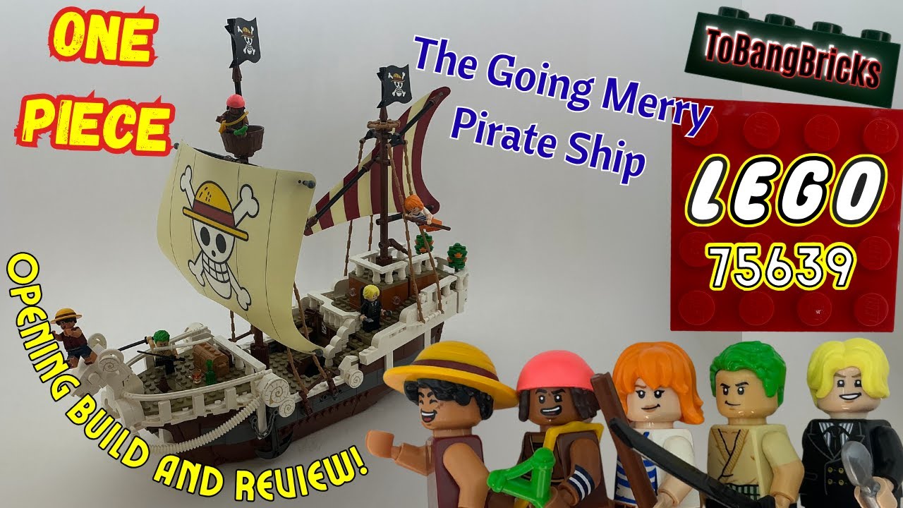 LEGO 76539. ONE PIECE, The Going Merry Pirate Ship. Opening, Build and Review.