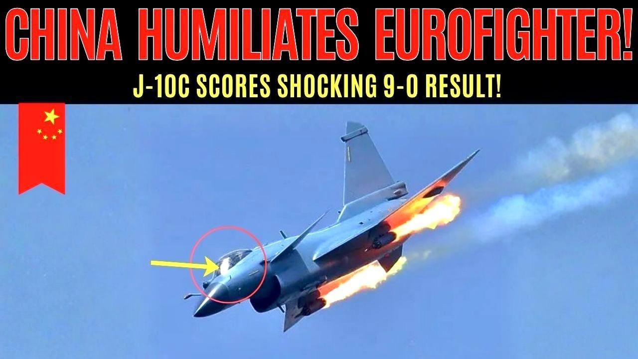 Китайский J-10C потряс лучший истребитель Европы!