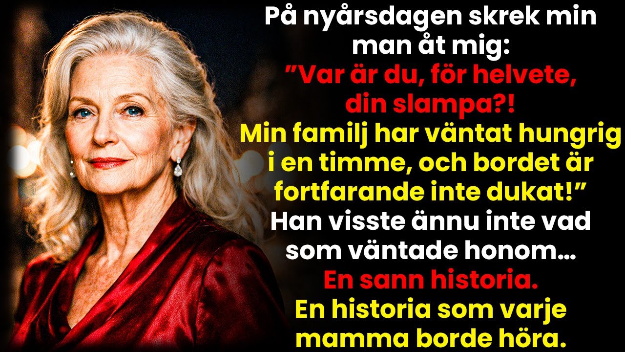 På Nyårsafton Skrek Min Man ”Var Har Du Varit, Din Slampa” Han Anade Inte Vad Som Väntade…