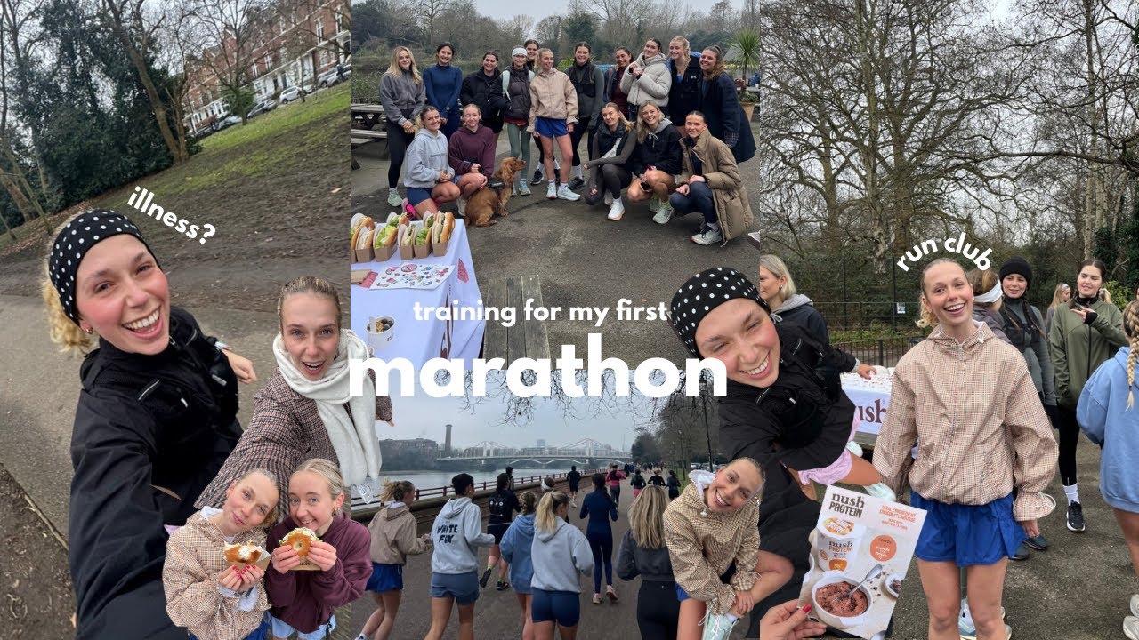 london marathon training | hosting my runclub | london life | being ill