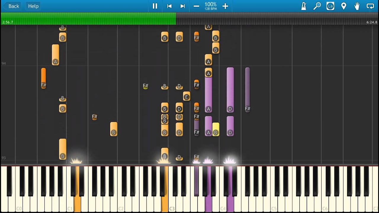 Pink Floyd - Money Piano Tutorial - Synthesia - How to play