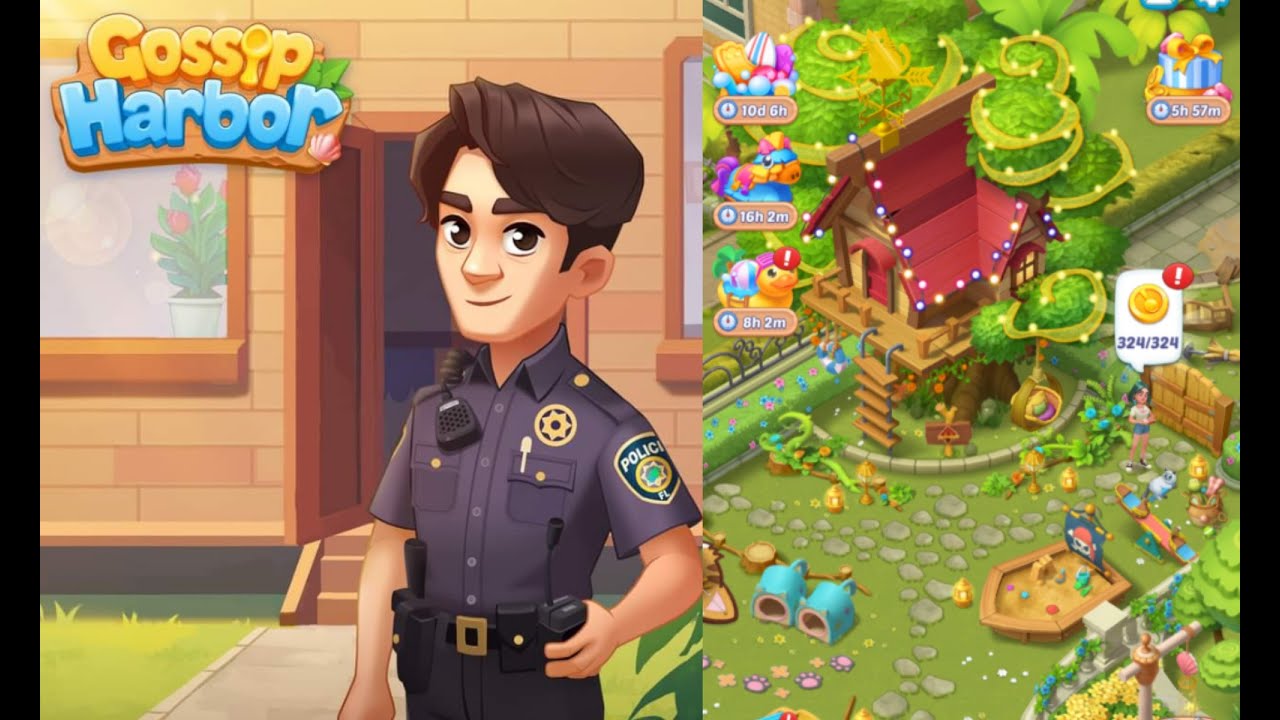 Gossip Harbor : Merge Game /🍰☕️ Day 85 Level  74  Part 85🥖🍞