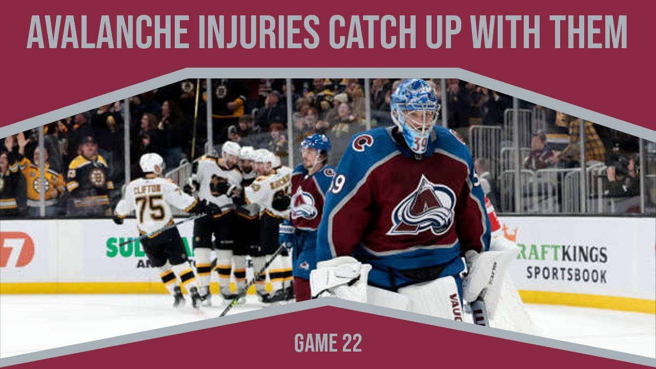 Avalanche drop trainwreck of a game to white hot Boston Bruins