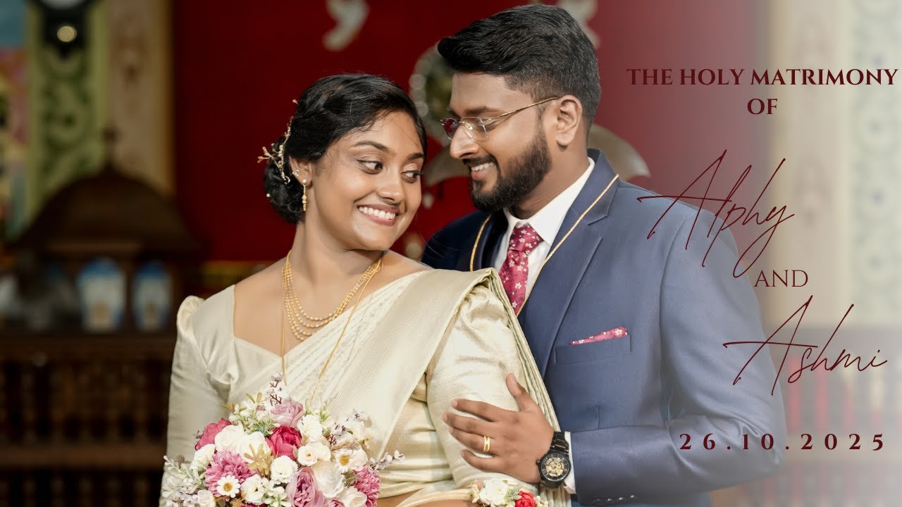 Alphy weds Ashmi - HOLY MATRIMONY | St. Mary's Orthodox Cathedral, Thumpamon