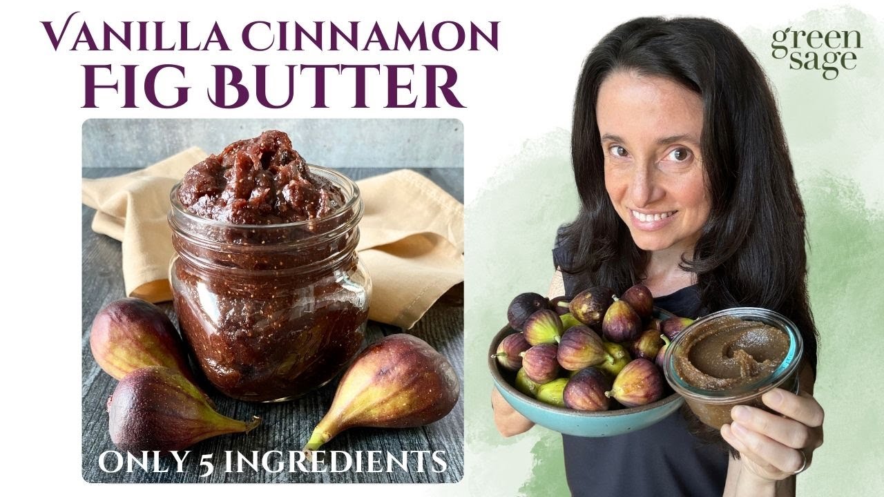 How to Make Fig Butter - Easy recipe with no added sugar
