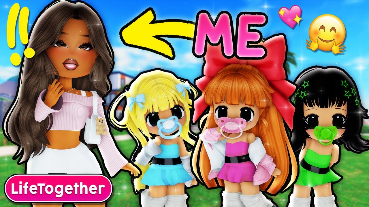 I Adopted REALISTIC POWERPUFF GIRLS Triplets… (Life Together 🏠 RP)