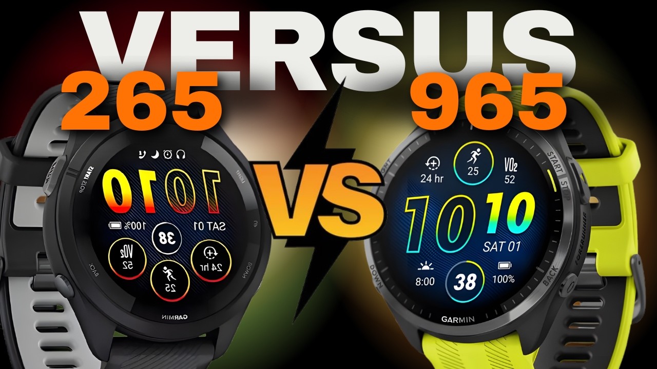 Garmin Forerunner 265 Vs Forerunner 965 - Qual Vale Mais a Pena? SUPER COMPARATIVO