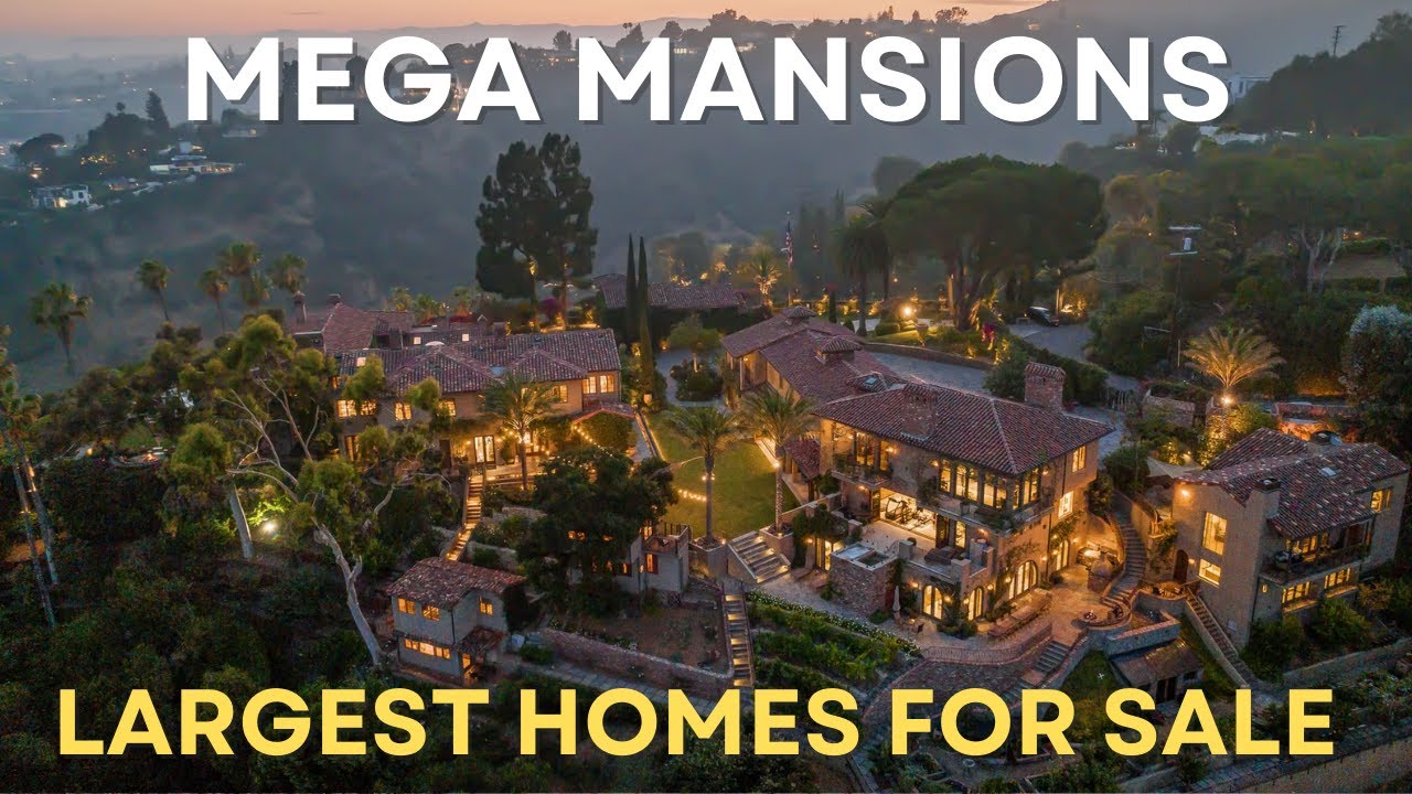 🏠 USA MEGA MANSIONS. LARGEST HOMES FOR SALE IN AMERICA.