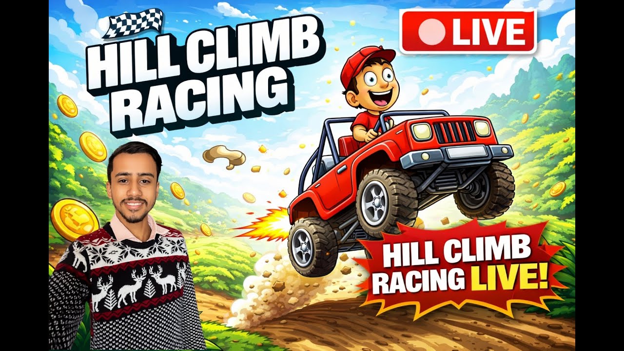 HILL CLIMB RACING LIVE CHALLENGE 20 LAKH COINS #HIILCLIMB #GAMING #CHALLENGE