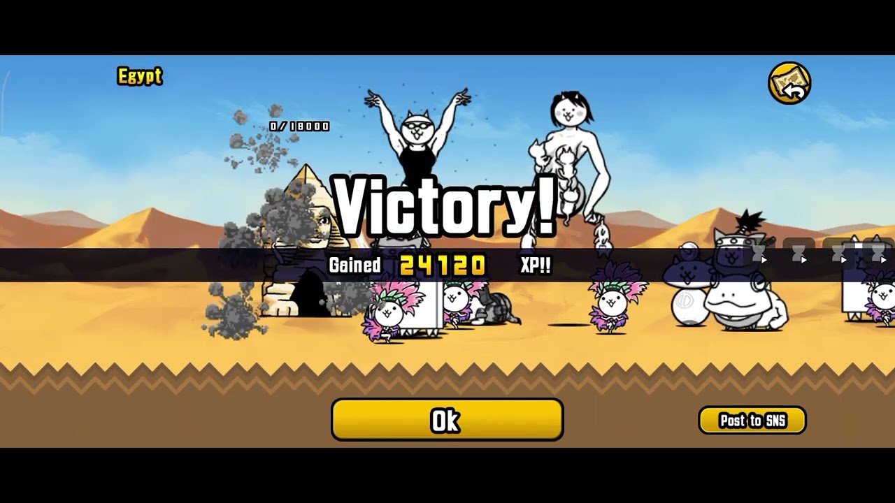 Battle cats: using all the cat tickets and defeating some stages