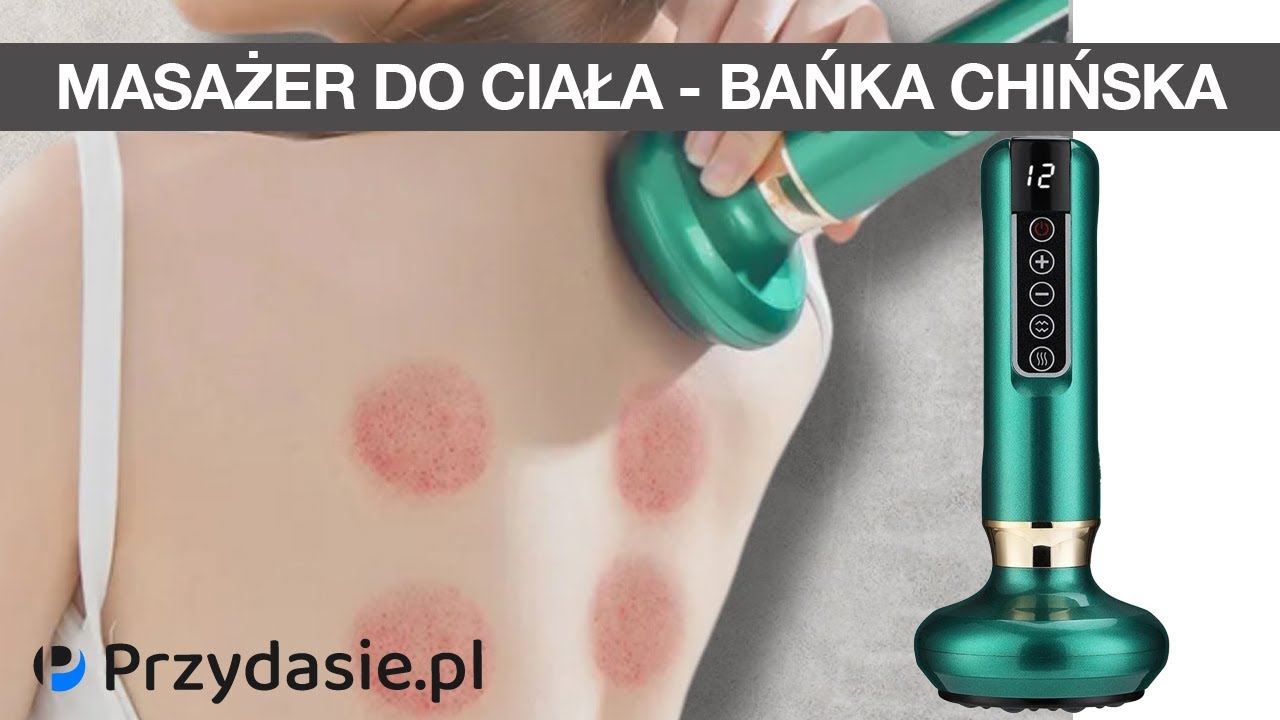 Masażer do ciała ręczny elektroniczna bańka chińska podczerwień #7679 | PrzydaSiePL
