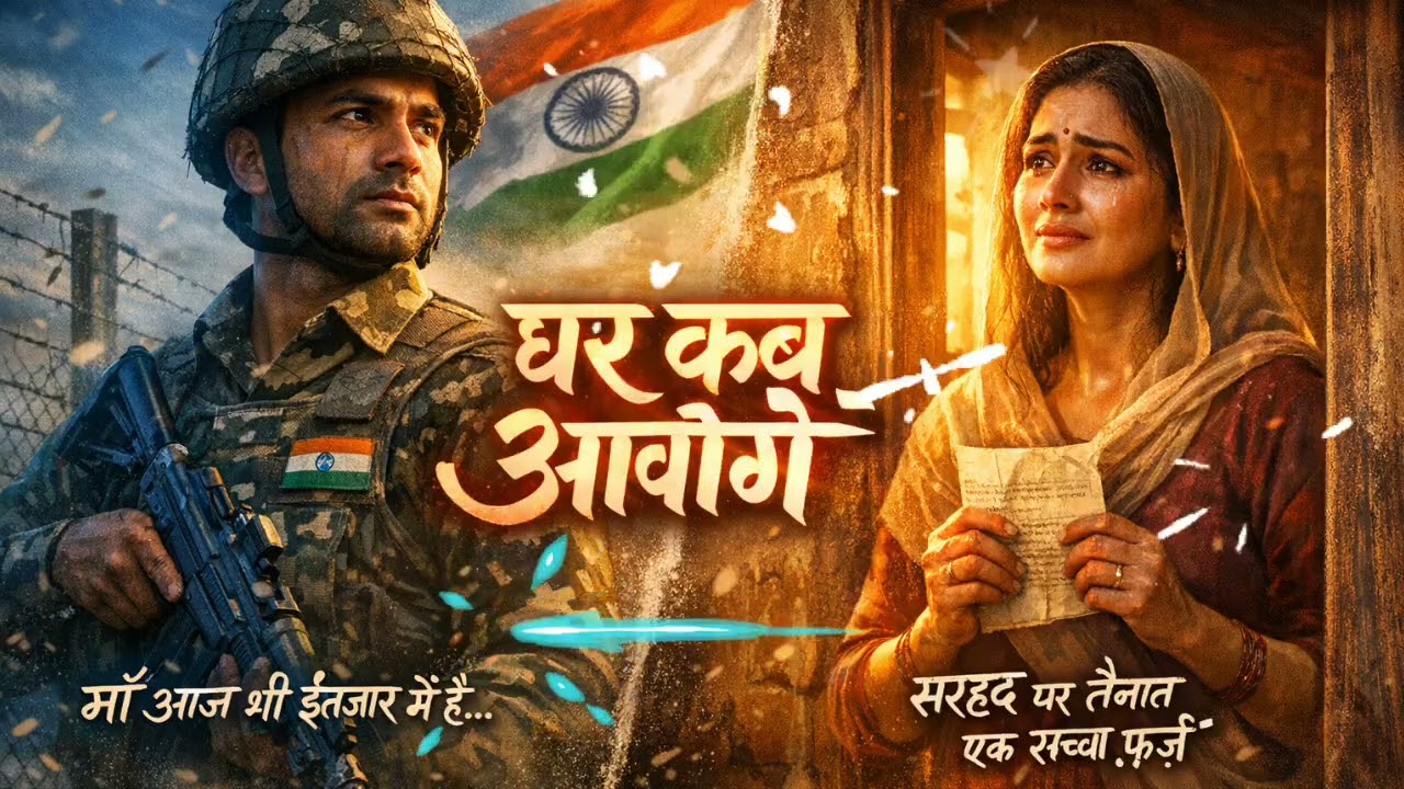 घर कब आओगे 🇮🇳 | Heart Touching Indian Army Song | Deshbhakti Emotional Song