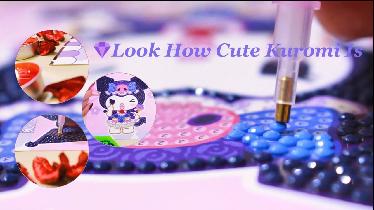Kuromi Comes to Life in Diamond Painting! 💖💎 | Lumidot25