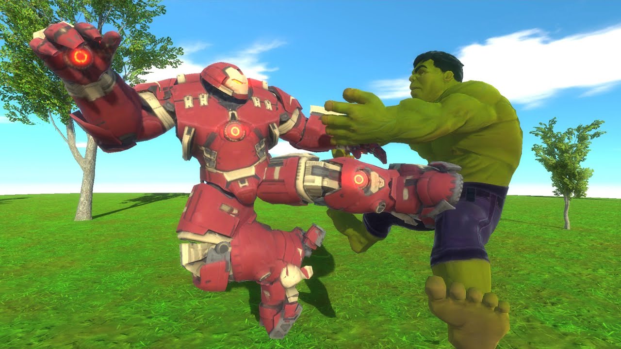 HULKBUSTER VS HULK - Animal Revolt Battle Simulator