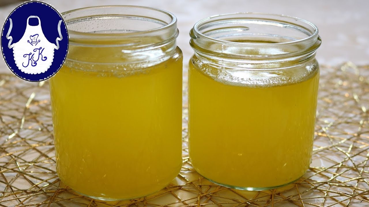 Butterschmalz / geklärte Butter / Ghee, selber zubereiten