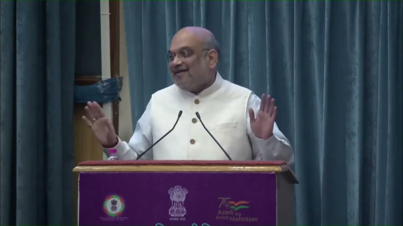HM Shri Amit Shah addresses National Conference on Cooperation Policy in New Delhi.