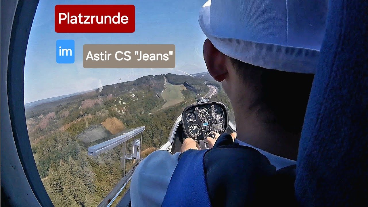 Segelflug | Eine Runde im Jeans Astir | Eisernhardt
