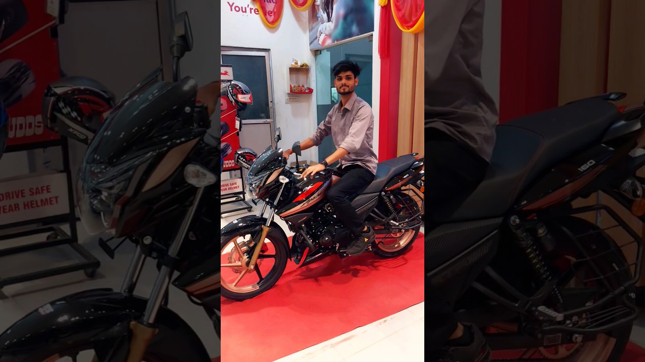 New Apache RTR 160 2v Anniversary Edition🔥#tvs #apache1602v #apache #viral #apachebike #rtr #shorts