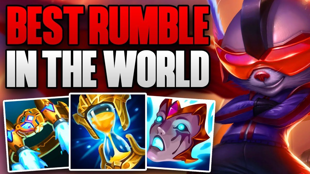 BEST RUMBLE IN THE WORLD DOMINATES A CHALLENGER GAME! | CHALLENGER RUMBLE TOP GAMEPLAY | Patch 14.7