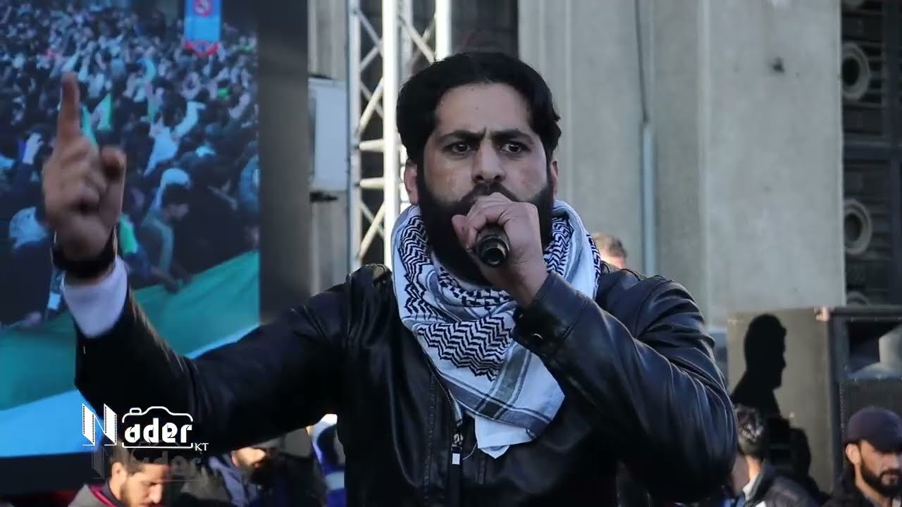 شاهد | أنشودة مسلم عربي | ماجد الخالدي | ساحة الساعة في مدينة حمص | مهرجان النصر والتحرير