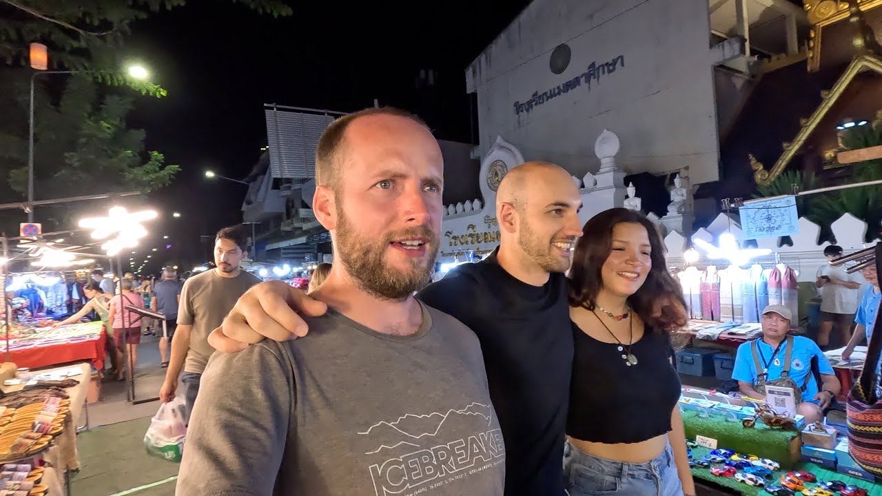 Thailand Trip: Authentic Thai Massage & Street Food | Chiang Mai Walk 🇹🇭
