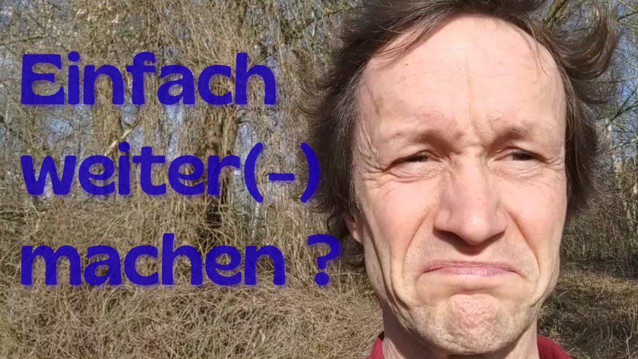 Einfach weitermachen angesichts Epstein, Kriegstreiberei & Co. ?