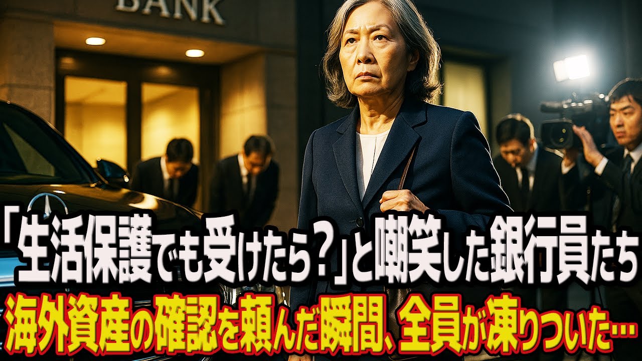 「生活保護でも受けたら？」と笑った銀行員たち…63歳女性の口座残高を見た瞬間、支店長が崩れ落ちた衝撃の結末…