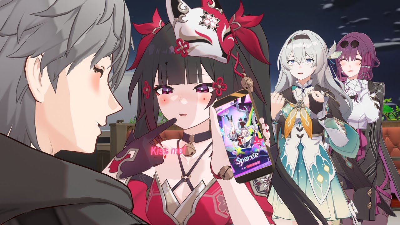 Kiss Sparkle to get Free Sparxie! | Honkai Star Rail Animation