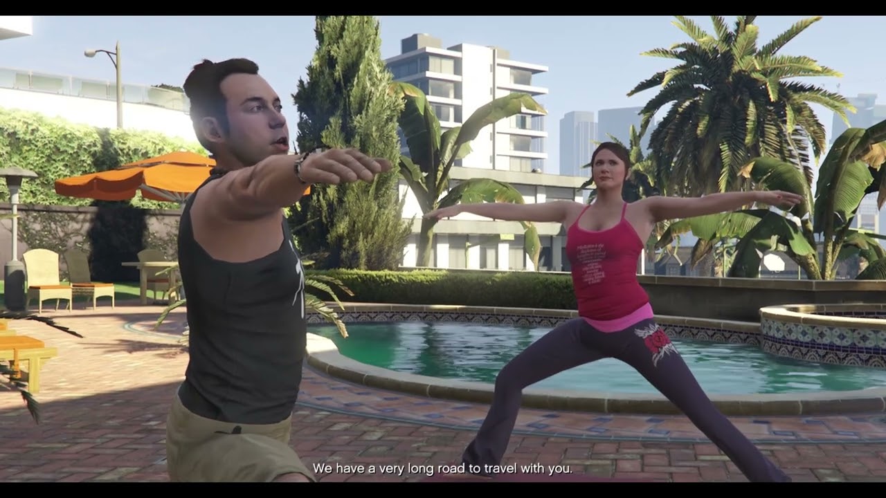 Michael & Amanda: Ultimate Family Exercise Mission | GTA V Gameplay #gta #michael #GrandTheftAutoV