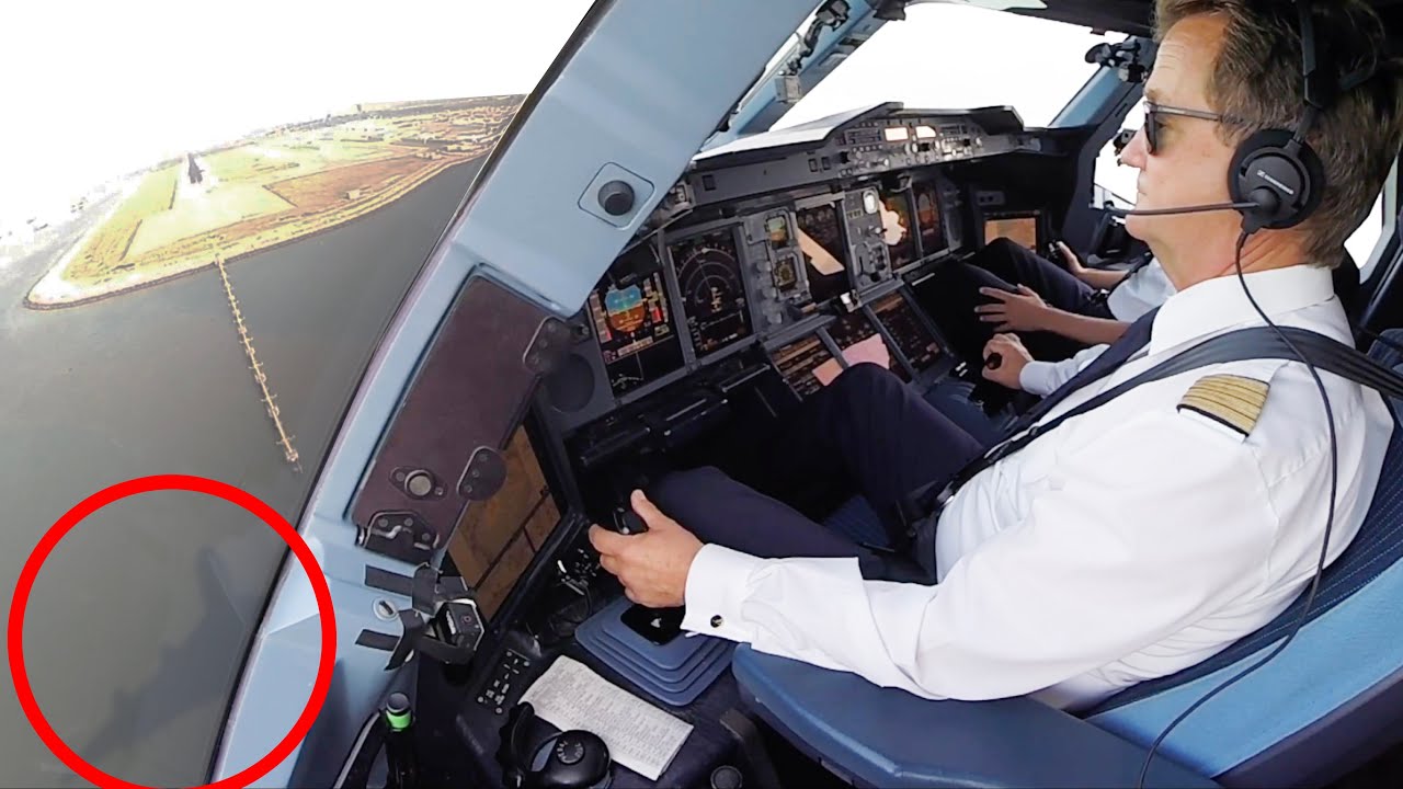 A380 Lufthansa in Hongkong: GIGANTEN-LANDUNG mit Captain Helmut's ruhiger Hand - Cockpitfilme.de