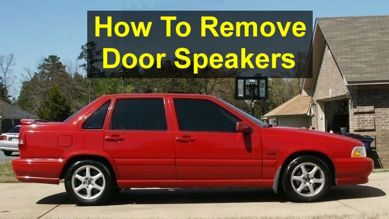 How to remove or replace a car door speaker in the Volvo S70, V70, etc. - VOTD