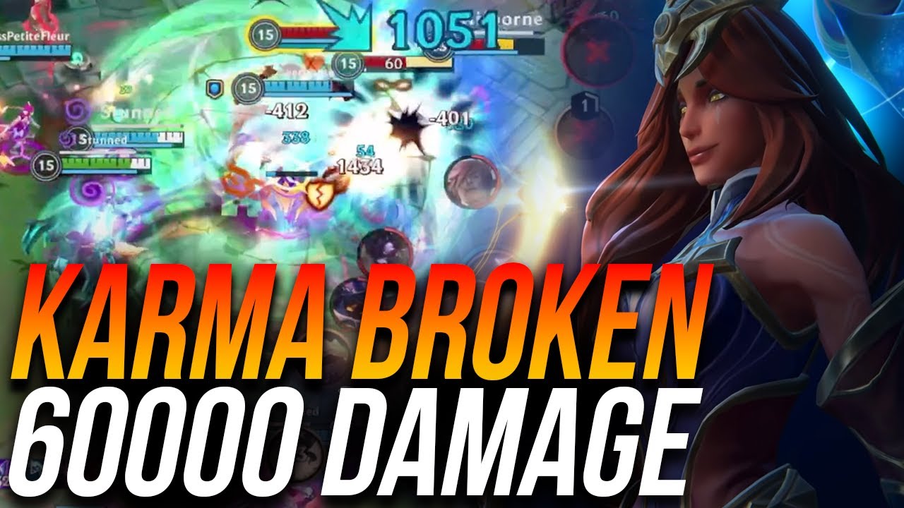 WILD RIFT KARMA IS STILL BROKEN AF SSS TIER (YES ITS A FACT)