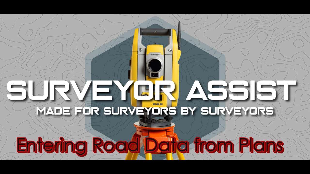Road Design - Key into Trimble Access - Simple