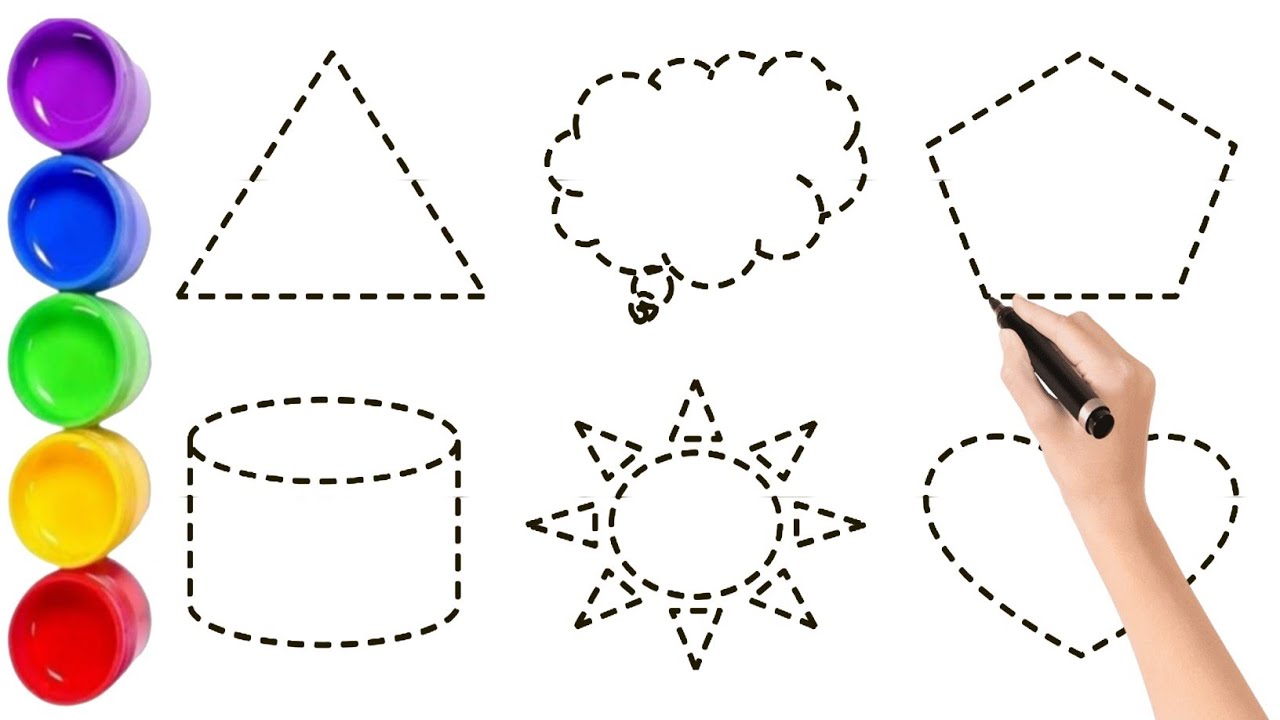Learn Shapes Together: Circle, Square, and Triangle Adventure!
