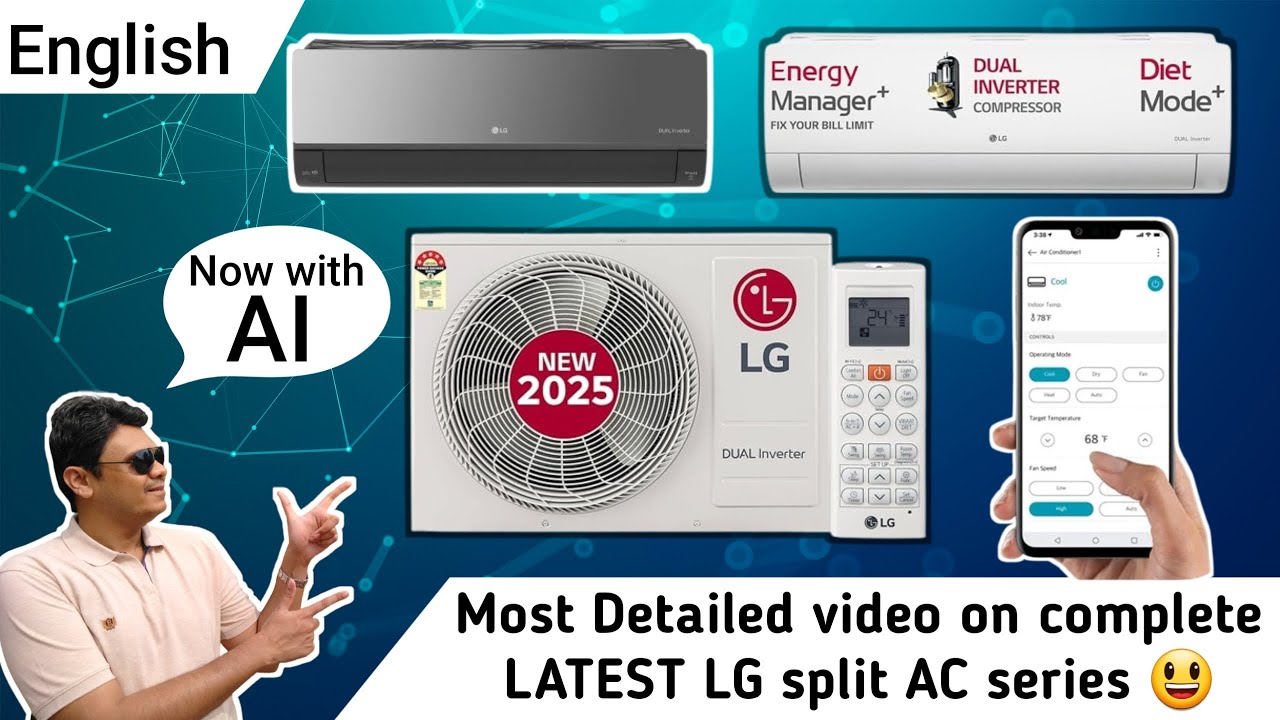 LG  Split AC Series detailed Review | ArtCool, DualCool & Diet cool | Best AC in India? [Eng]