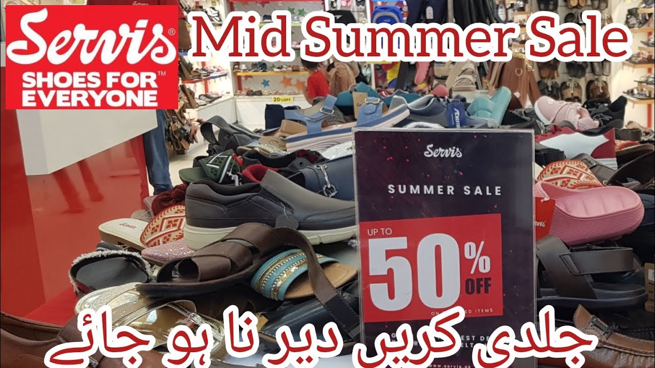 Servis Laddies and Gents Shoes Latest Mid Summer Sale Upto 50% Off || July 2025