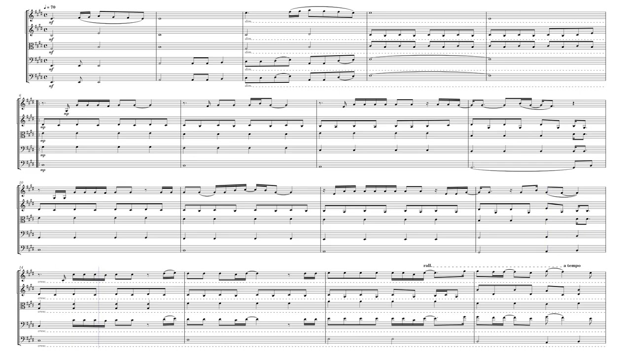 ALWAYS , arranged for String Quintet