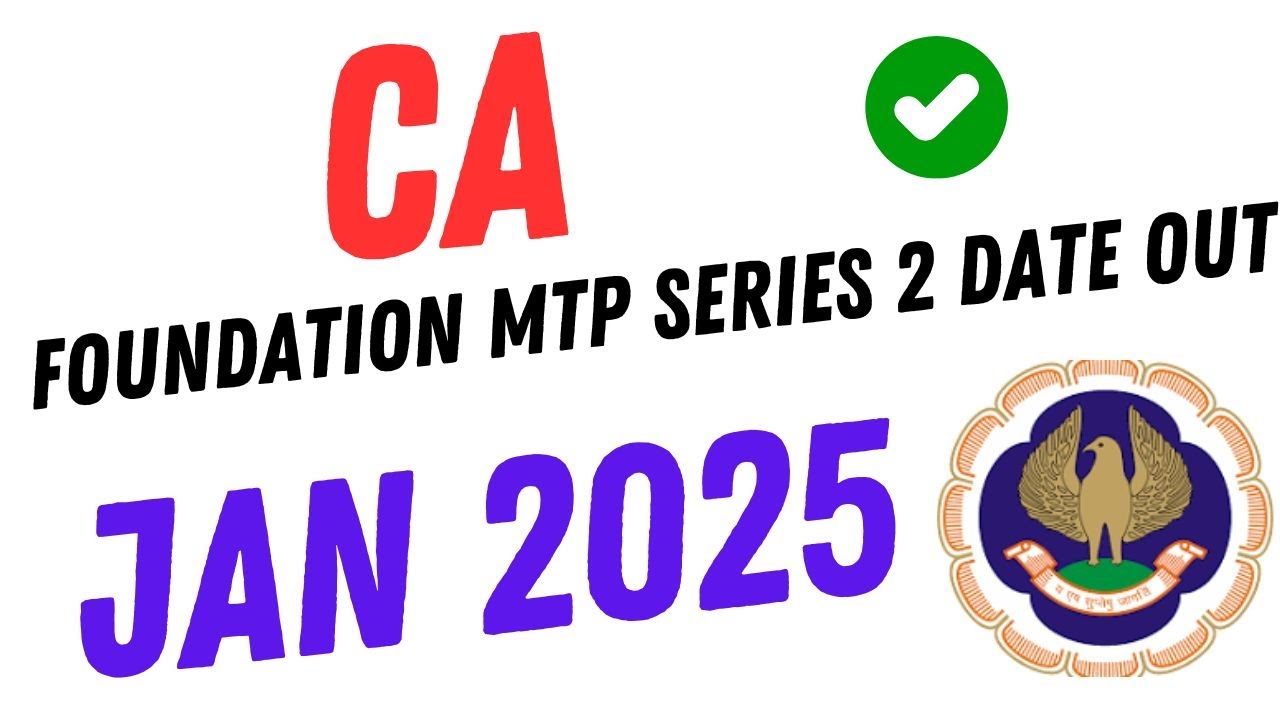 Breaking News || CA Foundation Mock Test Series 2 Datasheet Out Jan 2025